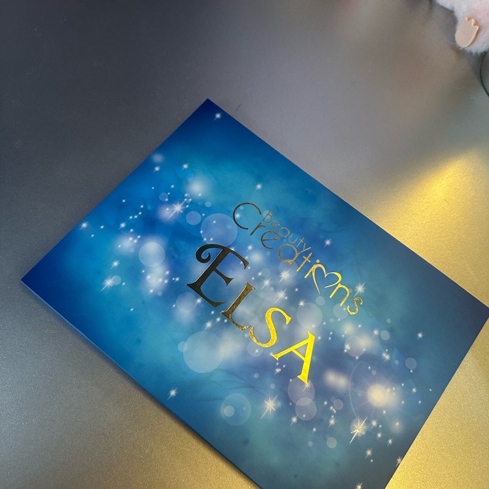 Beauty Creations Elsa Eyeshadow Palette - Blue and Gold